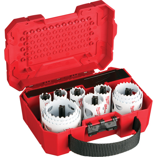 Trousse de scies-cloches Hole Dozer pour usage g&eacute;n&eacute;ral, 15 morceaux Les Fournitures Industrielles Méga
