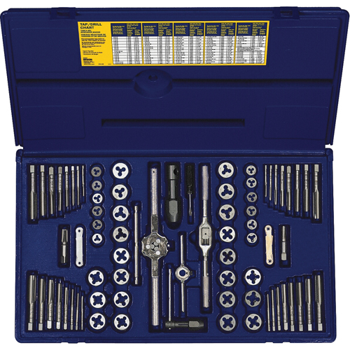 Tap & Hex Die Set, 76 Pieces Les Fournitures Industrielles Méga