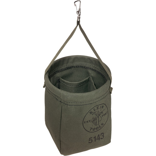 Tapered-Bottom Bag, 8" H, Canvas, Grey Les Fournitures Industrielles Méga