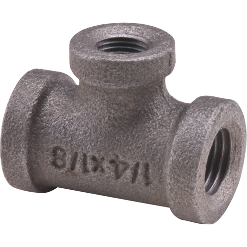 Tee, Reducing, Galvanized, 1" x 1/2" x 3/4" Les Fournitures Industrielles Méga
