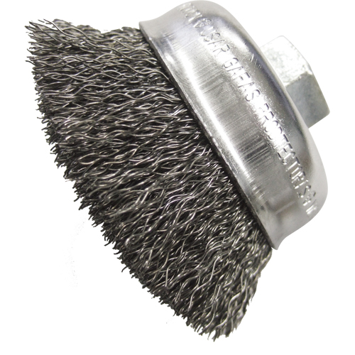 2-3/4" Crimped Wire Wheel Cup Brushes Les Fournitures Industrielles Méga