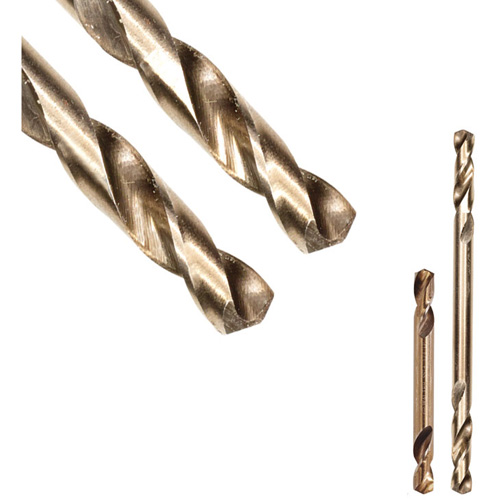 Foret de s&eacute;rie extra courte double SST+, F, Acier rapide, Cannelure 1-7/64", Pointe de 135° Les Fournitures Industrielles Méga