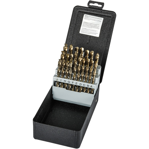 Jobber Length Drill Bit Set, 26 Pieces, High Speed Cobalt Les Fournitures Industrielles Méga