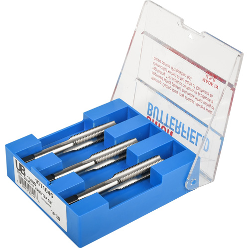 Jeu de tarauds &agrave; main, Acier rapide, Filet 9/16"-18 Les Fournitures Industrielles Méga