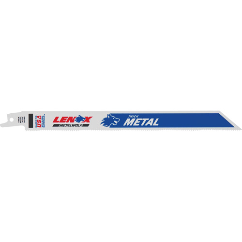 Lames de scie alternative pour le m&eacute;tal, Bim&eacute;tal, 14 Dents par pouce, 9" lo x 3/4" la Les Fournitures Industrielles Méga