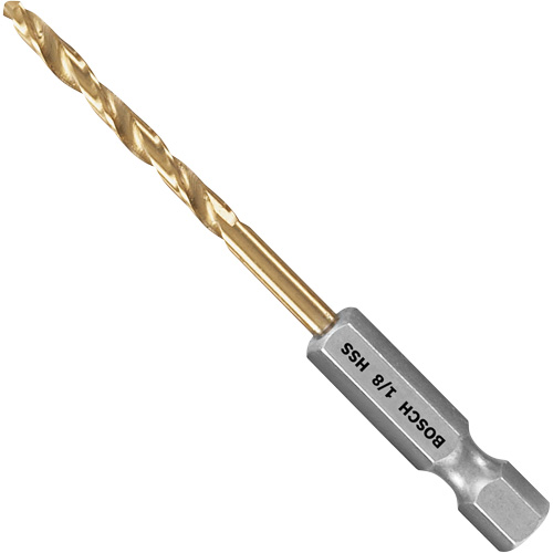 Impact Tough Drill Bit, High Speed Steel, 1-3/4" Flute, 135° Point Les Fournitures Industrielles Méga
