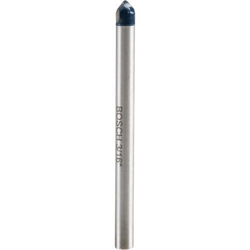 Glass and Tile Bit, Carbide, 4" Flute Les Fournitures Industrielles Méga