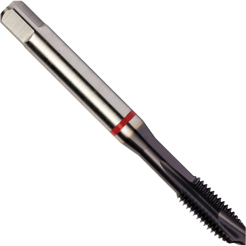 Taraud &agrave; entr&eacute;e h&eacute;licoidale Red Shark, Acier rapide au cobalt, Filet de 3/8"-16, 3,543" l Les Fournitures Industrielles Méga