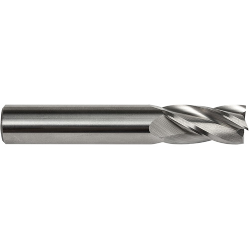 S134 End Mill, 1/8" Dia., 1-1/2" L, 4 Flutes, 1/8" Shank, Carbide Les Fournitures Industrielles Méga
