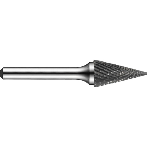 Double-Cut Rotary Burr, SM-50, 1/4" Dia., 1/4" Shank, 1/2" Depth of Cut Les Fournitures Industrielles Méga