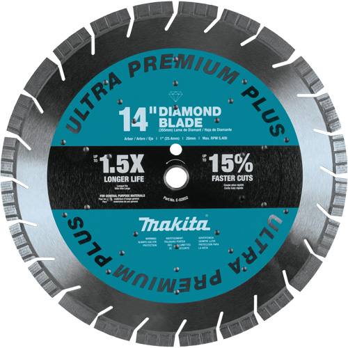 Lame diamant &agrave; bordure segment&eacute;e Ultra-Premium Plus Les Fournitures Industrielles Méga