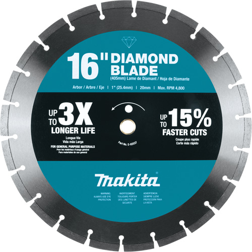 Lame diamant &agrave; bordure segment&eacute;e Les Fournitures Industrielles Méga