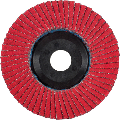 Flap Disc, 4-1/2" x 5/8"-11, Type 27, 40 Grit, Ceramic Les Fournitures Industrielles Méga