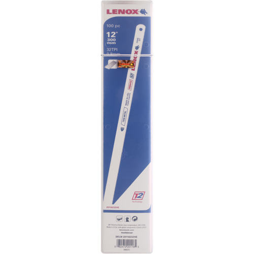 Hacksaw Blades, Bi-Metal, 12" L, 32 TPI Les Fournitures Industrielles Méga