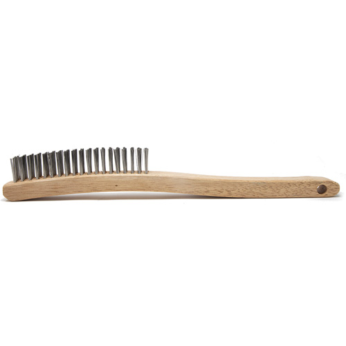 Scratch Brush, Stainless Steel, 4 x 19 Wire Rows, 13-11/16" Long Les Fournitures Industrielles Méga