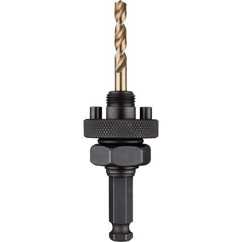 Hole Dozer Hole Saw Large Arbor with Cobalt Pilot Bit, 1-1/4" and Larger, 1/4" Shank Les Fournitures Industrielles Méga