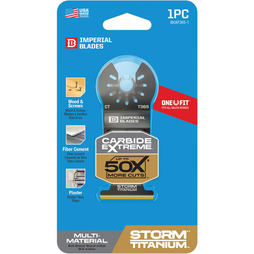 Lame en titane pour mat&eacute;riaux multiples Carbide Extreme Storm One Fit Les Fournitures Industrielles Méga
