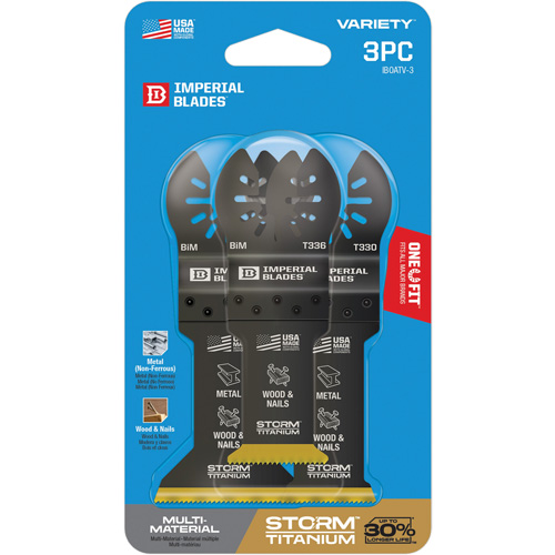 One Fit Storm Titanium Metal & Wood Blade Pack Les Fournitures Industrielles Méga