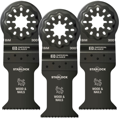 Starlock 1-3/8" Standard Wood & Nails Blades Les Fournitures Industrielles Méga