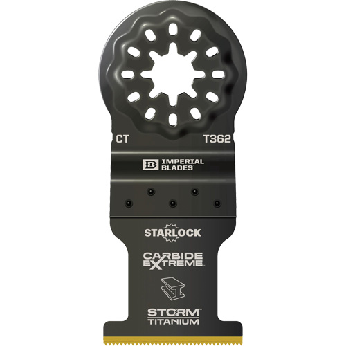 Lame en titane pour le m&eacute;tal Carbide Extreme Storm Starlock Les Fournitures Industrielles Méga