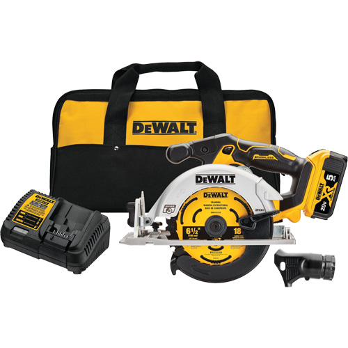 Max* Brushless Cordless Circular Saw Kit, 6-1/2", 20 V Les Fournitures Industrielles Méga