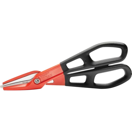 Cisaille d'&eacute;tain en aluminium dentel&eacute; de 13" avec poign&eacute;e tremp&eacute;e, Longueur de coupe de 3", Coupe Droit Les Fournitures Industrielles Méga