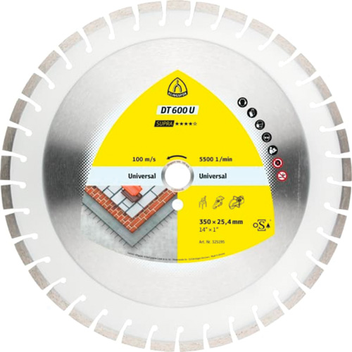DT 600 U Supra Large Diamond Cutting Blades Les Fournitures Industrielles Méga