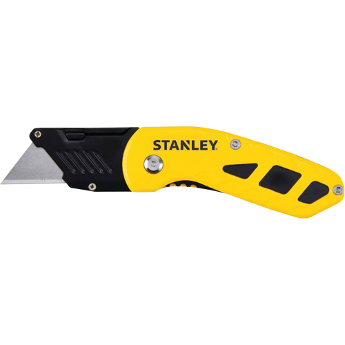 Compact Fixed Blade Folding Knife, Metal Handle Les Fournitures Industrielles Méga