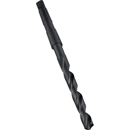 Thinned Point Taper Shank Drill Bit, 23.25 mm, High Speed Steel, 155 mm Flute, 118° Point Les Fournitures Industrielles Méga