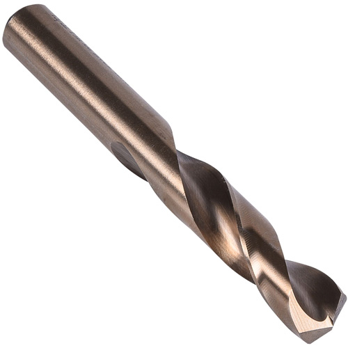 Heavy-Duty Stub Length Drill Bit, 33/64", High Speed Cobalt, 2-3/8" Flute, 135° Point Les Fournitures Industrielles Méga