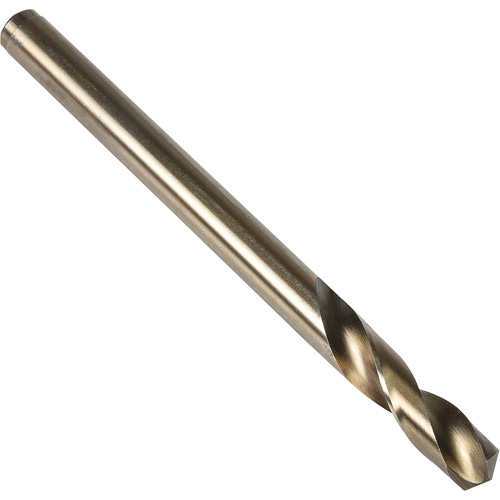 Foret court, Acier rapide au cobalt, #5, 3-3/4" lo, 1-1/4" Cannelure, 135° Angle Les Fournitures Industrielles Méga
