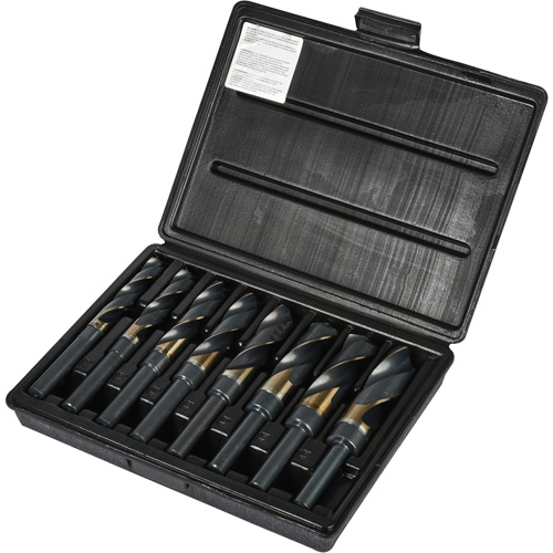 Reduced Shank Silver & Deming Drill Bit Set, 8 Pieces, High Speed Cobalt Les Fournitures Industrielles Méga