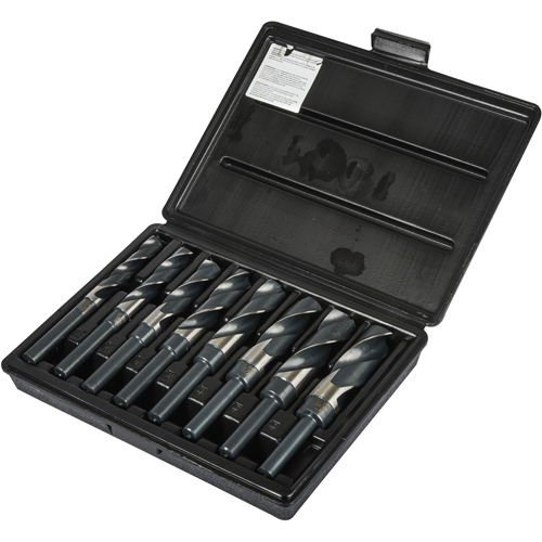 Reduced Shank Drill Bit Set, 8 Pieces, High Speed Steel Les Fournitures Industrielles Méga