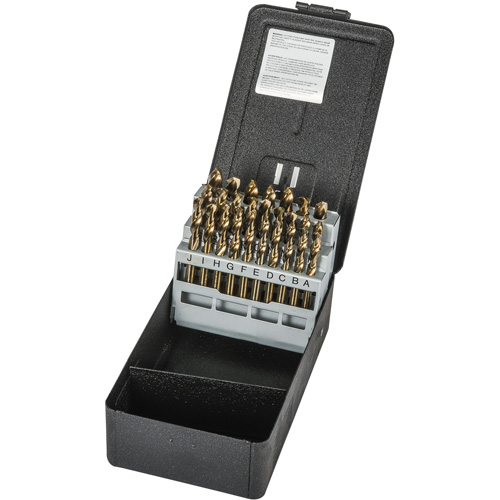 Heavy-duty Screw Machine Drill Bit Set, 26 Pieces, High Speed Cobalt Les Fournitures Industrielles Méga