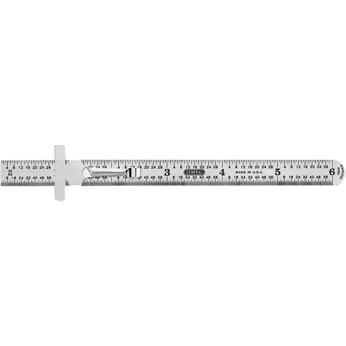 R&egrave;gle de pr&eacute;cision flexible de calibre industriel, 6" lo, Acier Les Fournitures Industrielles Méga