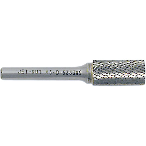 JET-KUT Cylindrical Shape Bur, 3/8" Dia., 1/4" Shank, 3/4" Depth of Cut Les Fournitures Industrielles Méga
