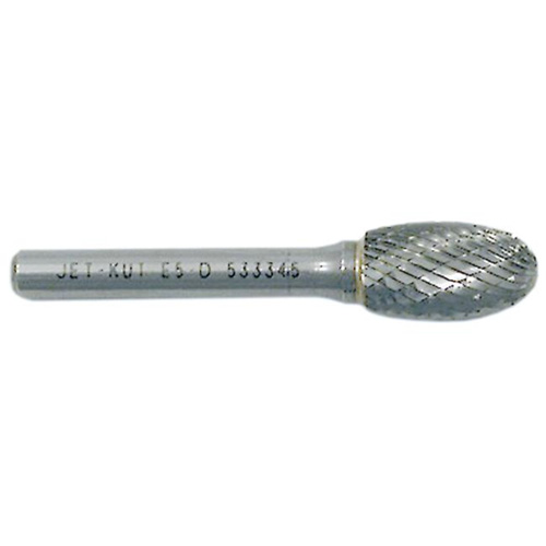 Fraise rotative de forme ovale, 1/2" dia., 1/4" Tige, 7/8" Prof. de la coupe Les Fournitures Industrielles Méga