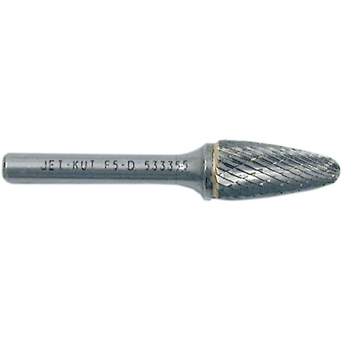 Fraise arboriforme avec extr&eacute;mit&eacute; arrondie F1-D JET-KUT, 1/4" dia., 5/8" profondeur de la coupe Les Fournitures Industrielles Méga