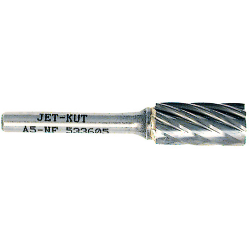 Fraise cylindrique pour aluminium/mat&eacute;riaux non ferreux A5-NF JET-KUT, 1/2" Dia., 1/4" Tige Les Fournitures Industrielles Méga