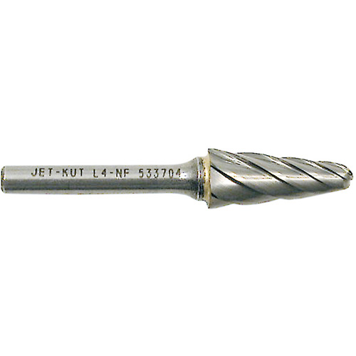 Fraise &agrave; bout conique L4-NF 1/4" pour aluminium/mat&eacute;riaux non ferreux, 1/2" dia. Les Fournitures Industrielles Méga
