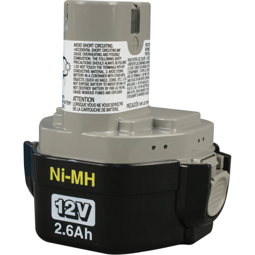 Bloc-piles de style nacelle, Ni-MH, 12 V, 2,6 A Les Fournitures Industrielles Méga