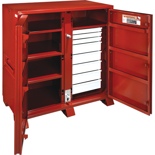 Drawer Cabinet, 60-1/8" W x 53-1/4" H x 30-1/4" D, 58.7 Cubic Feet Capacity Les Fournitures Industrielles Méga