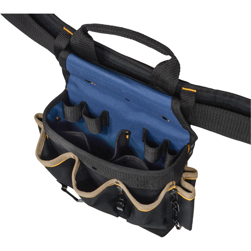 20 Pocket Tool Belt Combo, Polyester, Black Les Fournitures Industrielles Méga