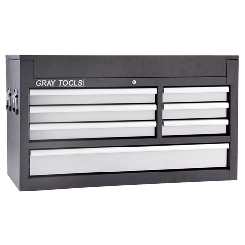 Top Chest - 7 Drawers, 41-1/2" W, 7 Drawers, Black Les Fournitures Industrielles Méga