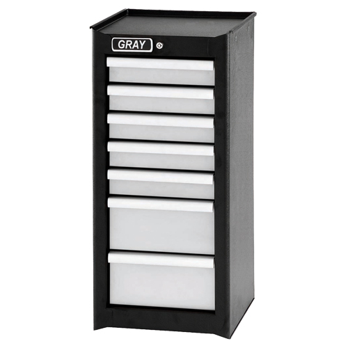 Armoire compl&eacute;mentaire, 7 tiroirs, 14-3/4" la x 18" p x 33,34" h, Noir Les Fournitures Industrielles Méga