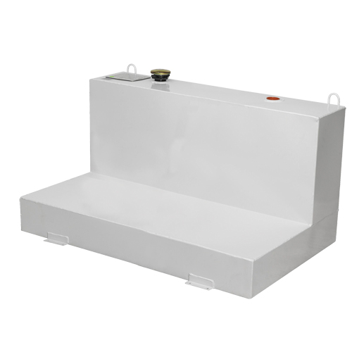 Steel Fuel Transfer Tank, Steel, 100 Gal. Capacity, White Les Fournitures Industrielles Méga