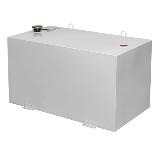Steel Fuel Transfer Tank, Steel, 100 Gal. Capacity, White Les Fournitures Industrielles Méga
