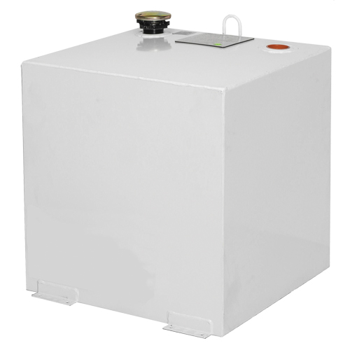 R&eacute;servoir de transfert pour carburant en acier, Acier, Capacit&eacute; 50 gal., Blanc Les Fournitures Industrielles Méga