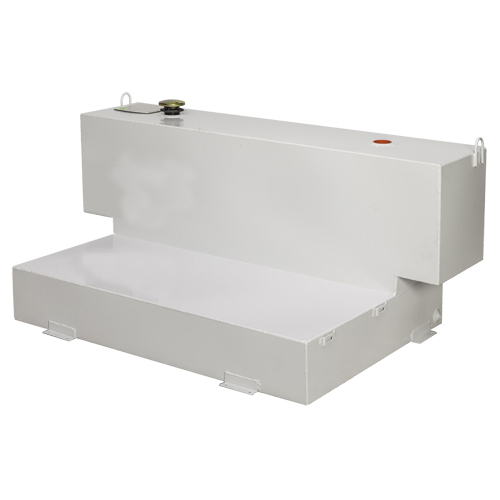R&eacute;servoir de transfert pour carburant en acier, Acier, Capacit&eacute; 100 gal., Blanc Les Fournitures Industrielles Méga