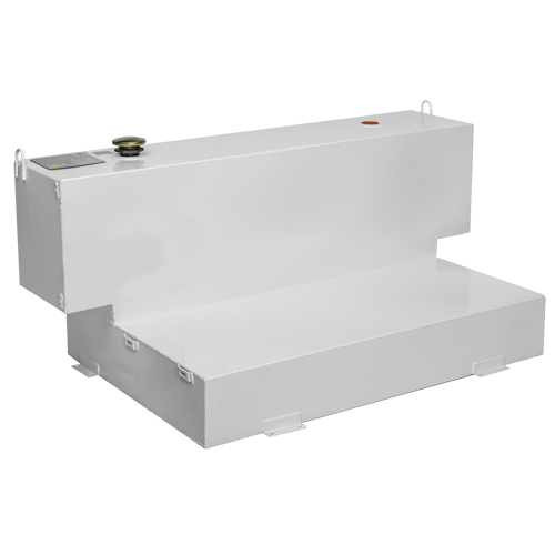 R&eacute;servoir de transfert pour carburant en acier, Acier, Capacit&eacute; 100 gal., Blanc Les Fournitures Industrielles Méga